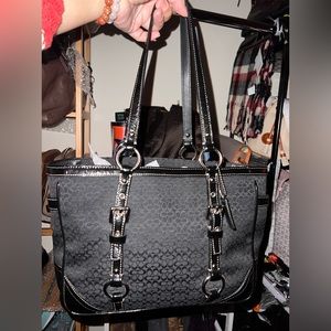Coach shoulder tote